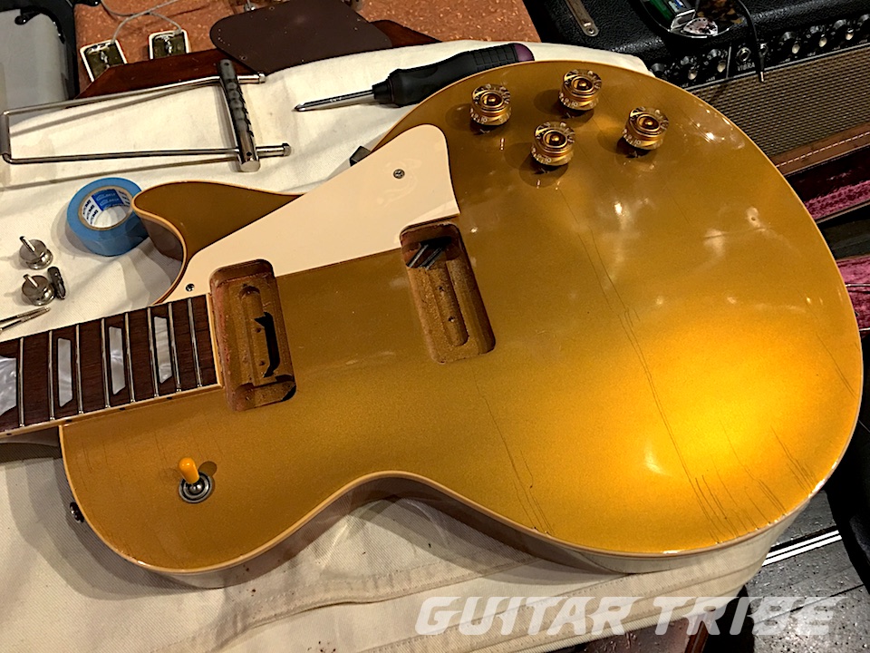 Gibson Historic 1952 Les Paul Modelのパーツ交換 | GUITAR TRIBE.COM